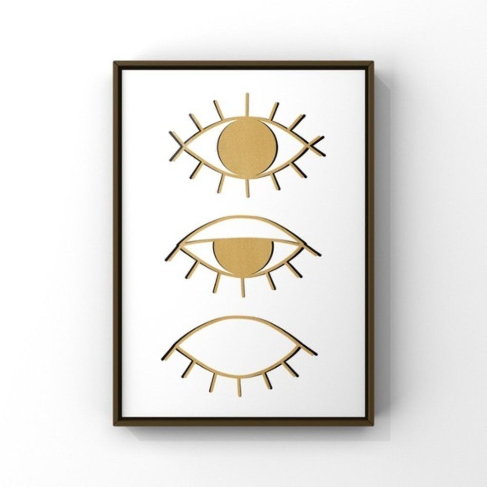 Modern minimalist boho abstract wall art print